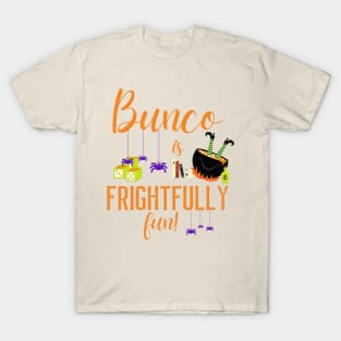 Halloween Bunco is Frightfully Fun Spooky Spiders T-Shirt